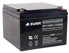 ZUBR HR 12100 W (12V, 28Ah) Аккумулятор герметичный свинцово-кислотный