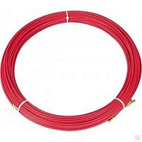 Протяжка кабельная REXANT (мини УЗК в бухте), стеклопруток, d=3,5 мм 30 м, красная (47-1030) Протяжка кабельная