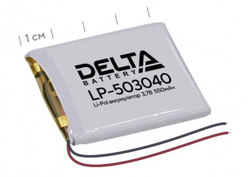 Delta LP-503040 Аккумулятор литий-полимерный призматический Delta LP-503040 Аккумулятор литий-полимерный призматический